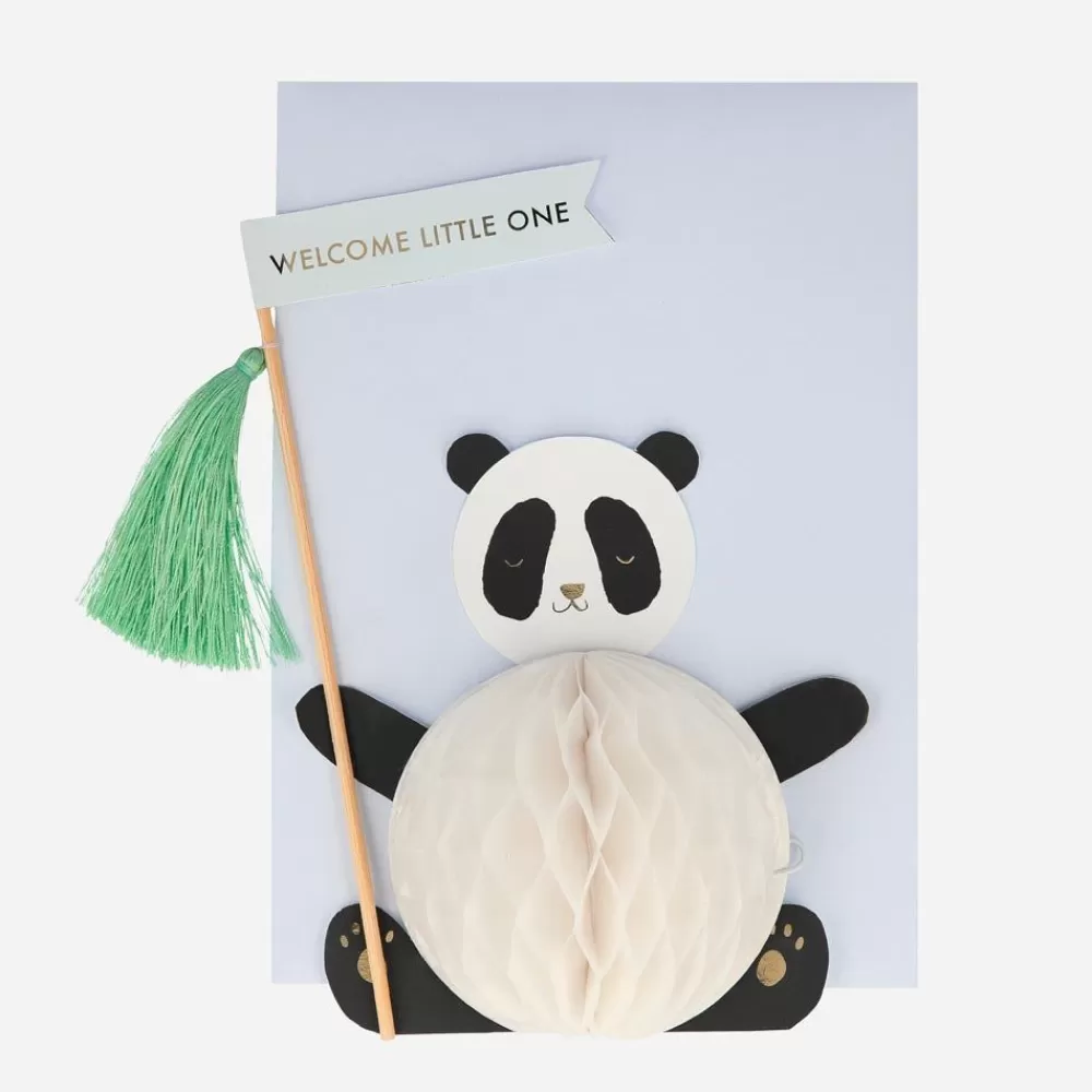 Sale Pop Up Panda Card Welcome Little One Dishes & Centerpieces