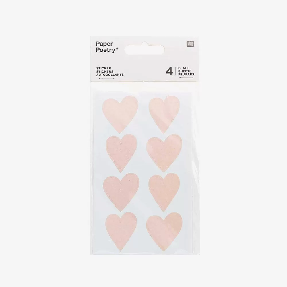 Sale Powder Pink Heart Stickers Stickers And Stickers