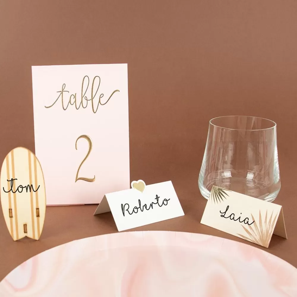 Fashion Powder Pink Table Marker (10) Place Marks