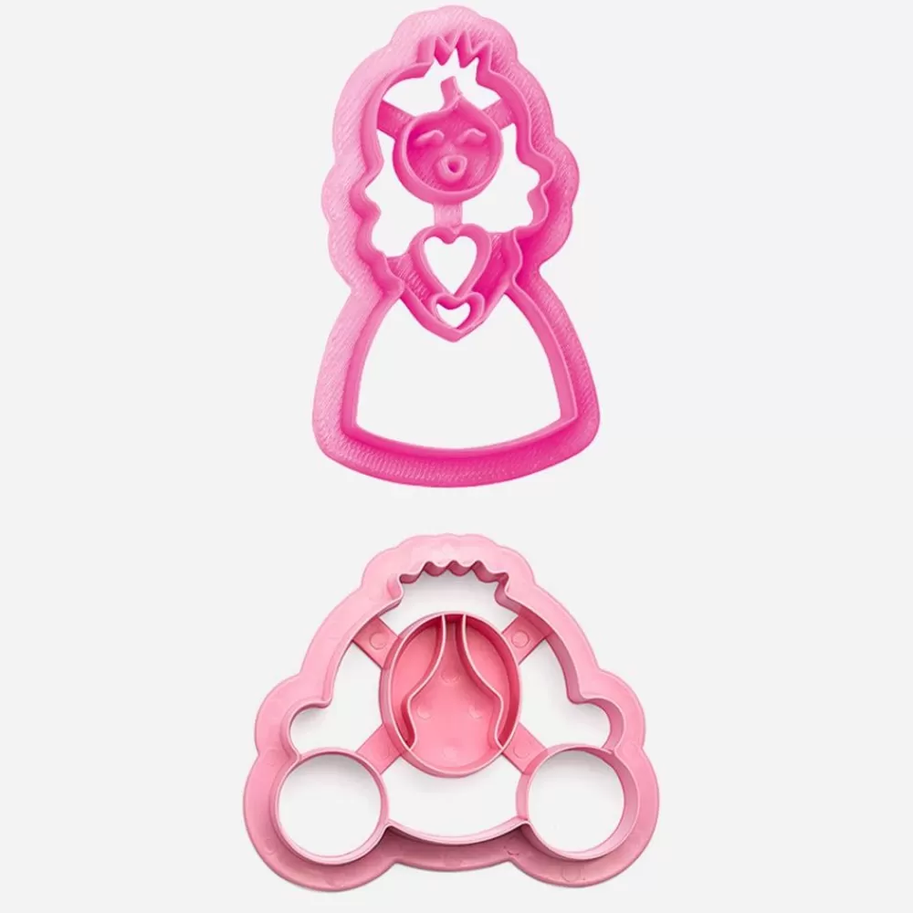 Cheap Princess Cookie Cutter (2) Piece Holders And Cutters