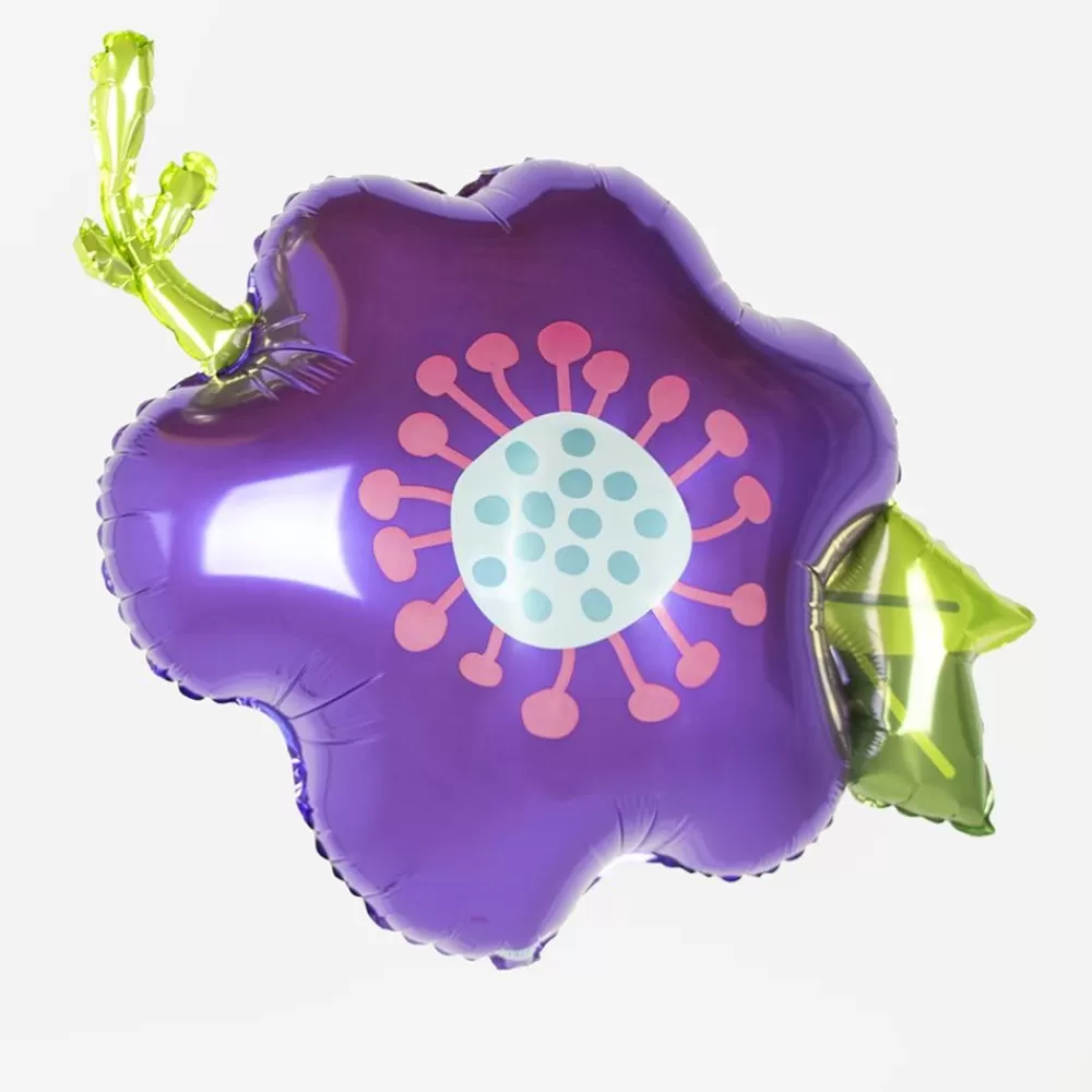 Best Purple Flower Balloon Shaped Helium Balloons