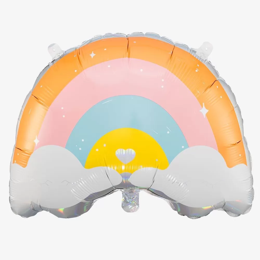 Best Sale Rainbow Balloon And Pastel Cloud Shaped Helium Balloons