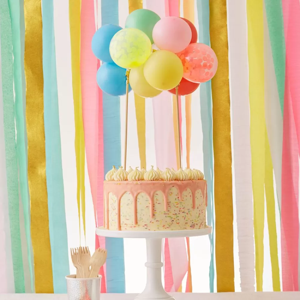 Sale Rainbow Balloon Cake Topper Kit Cake Toppers