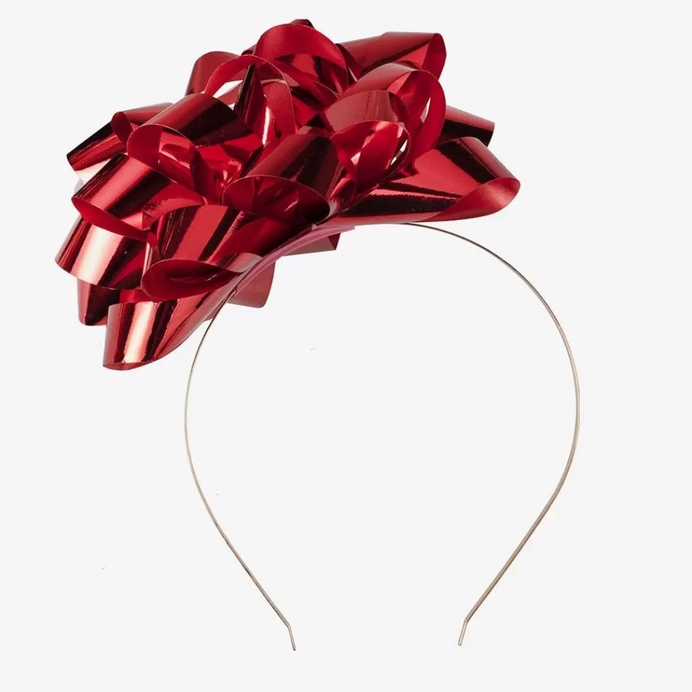 Clearance Red Gift Bow Headband Photobooth