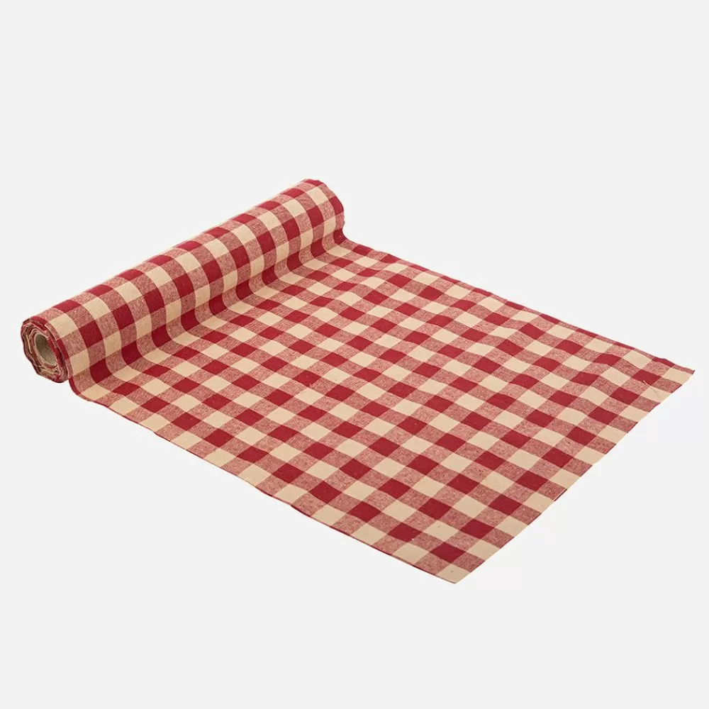 Clearance Red Gingham Table Runner Tablecloths & Table Runners