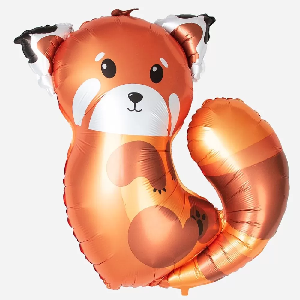 Clearance Red Panda Balloon Shaped Helium Balloons