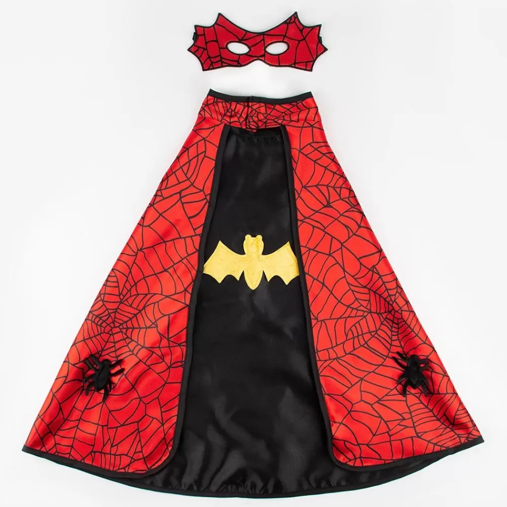 Best Reversible Cape And Mask - Spiderman And Batman Costumes