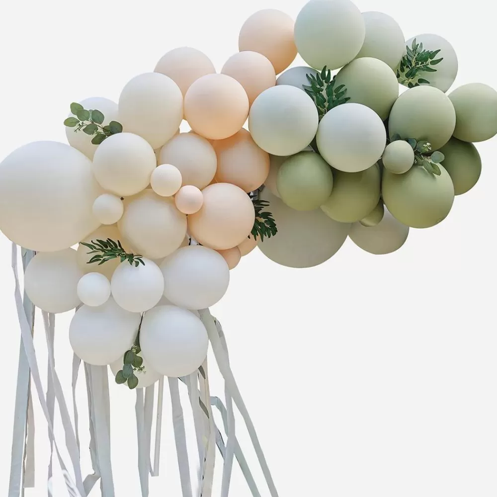 Store Sage And Eucalyptus Balloon Arch Balloon Arch