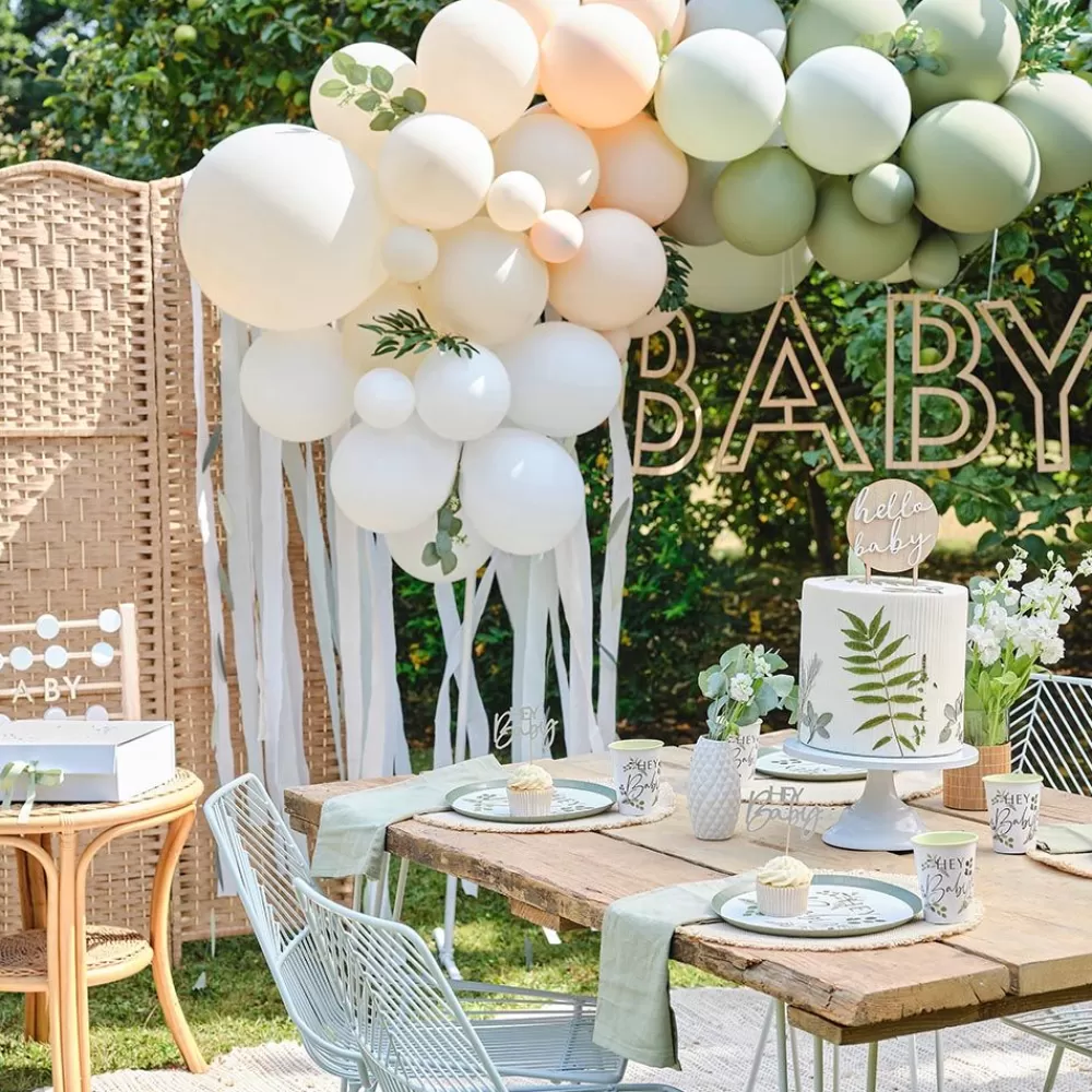 Store Sage And Eucalyptus Balloon Arch Balloon Arch