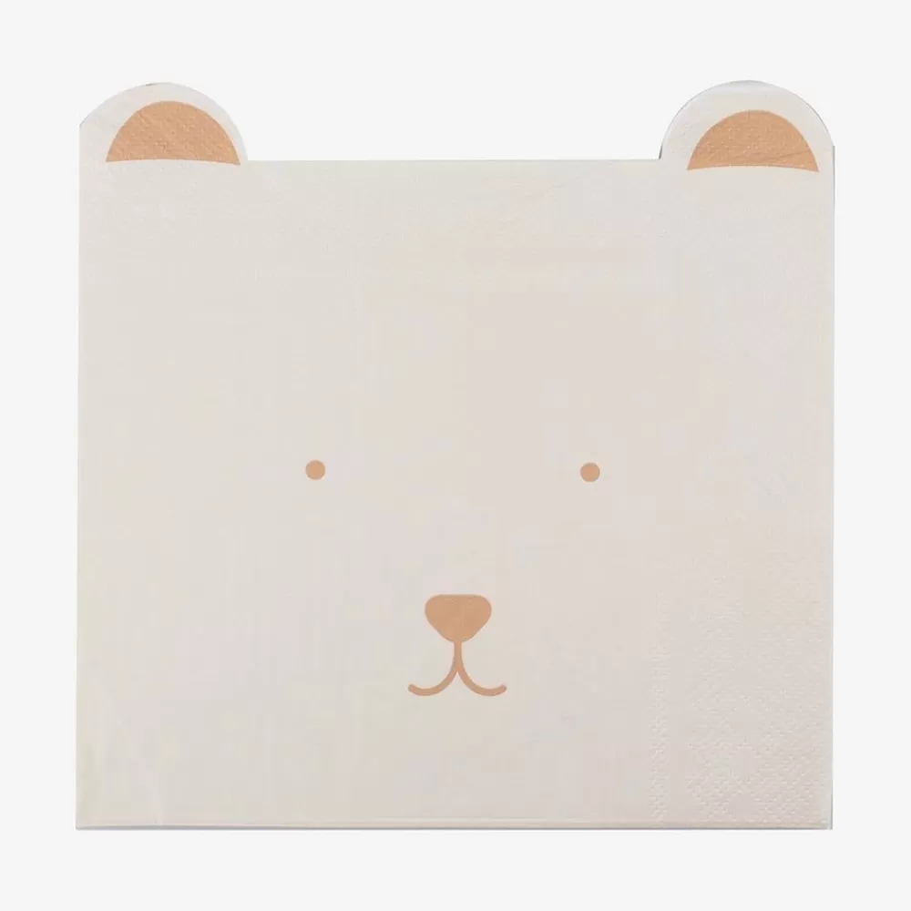 Outlet Serviettes En Papier : 16 Serviettes Ourson Napkins