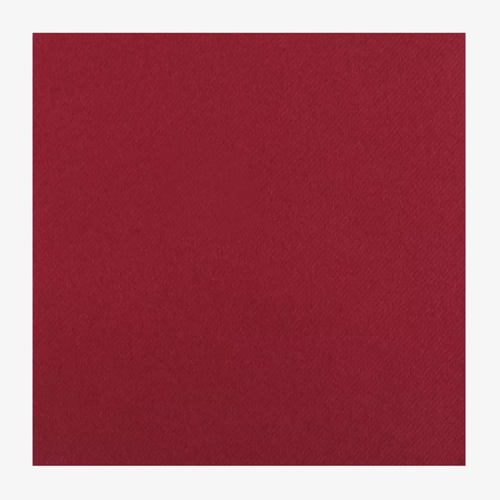 Cheap Serviettes En Papier : 20 Serviettes Bordeaux Napkins