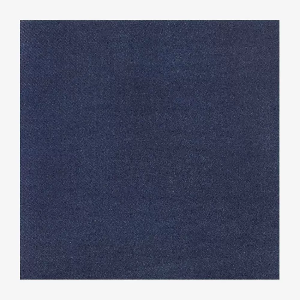 Flash Sale Serviettes En Papier : 25 Serviettes Bleu Marine Napkins