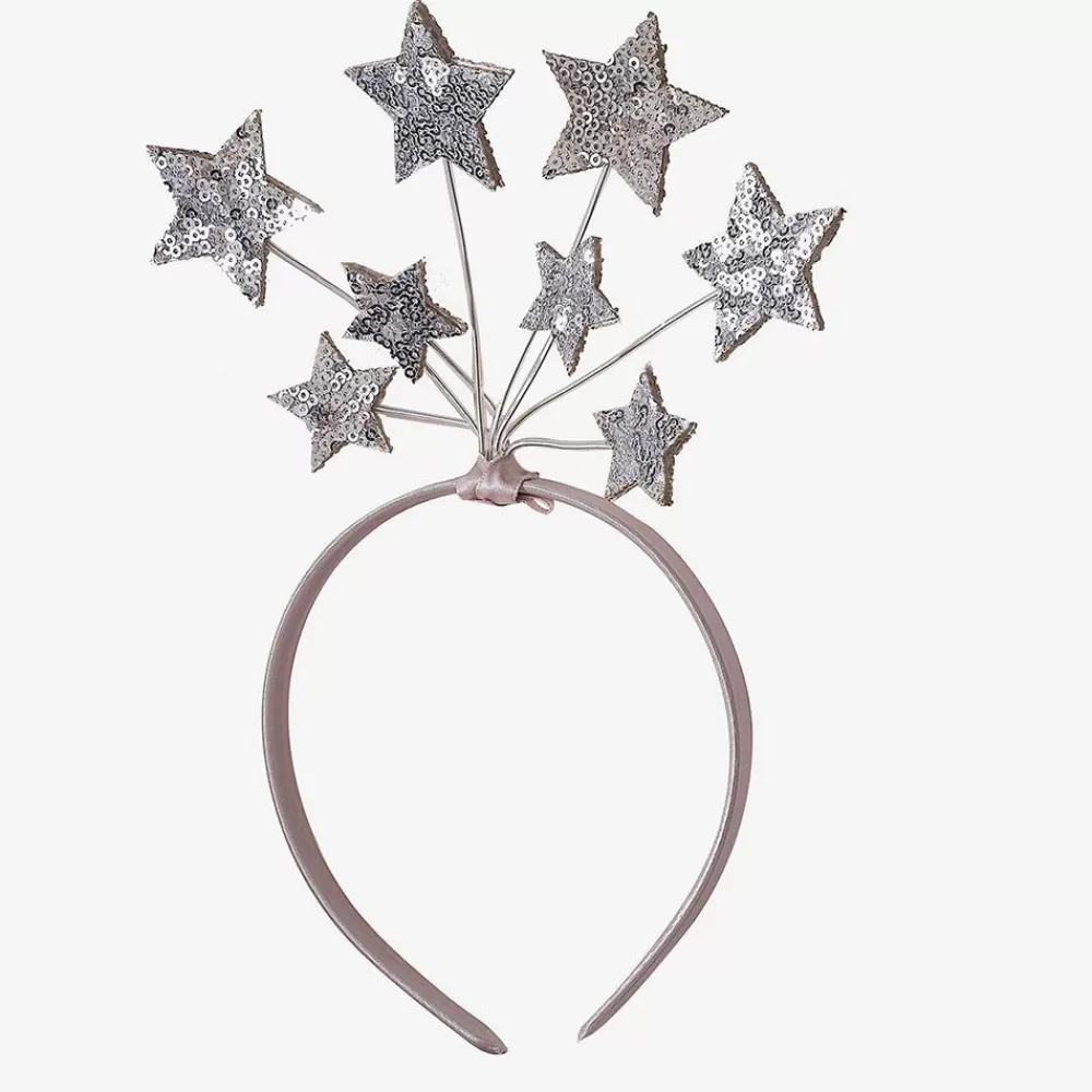 Online Silver Star Headband Photobooth