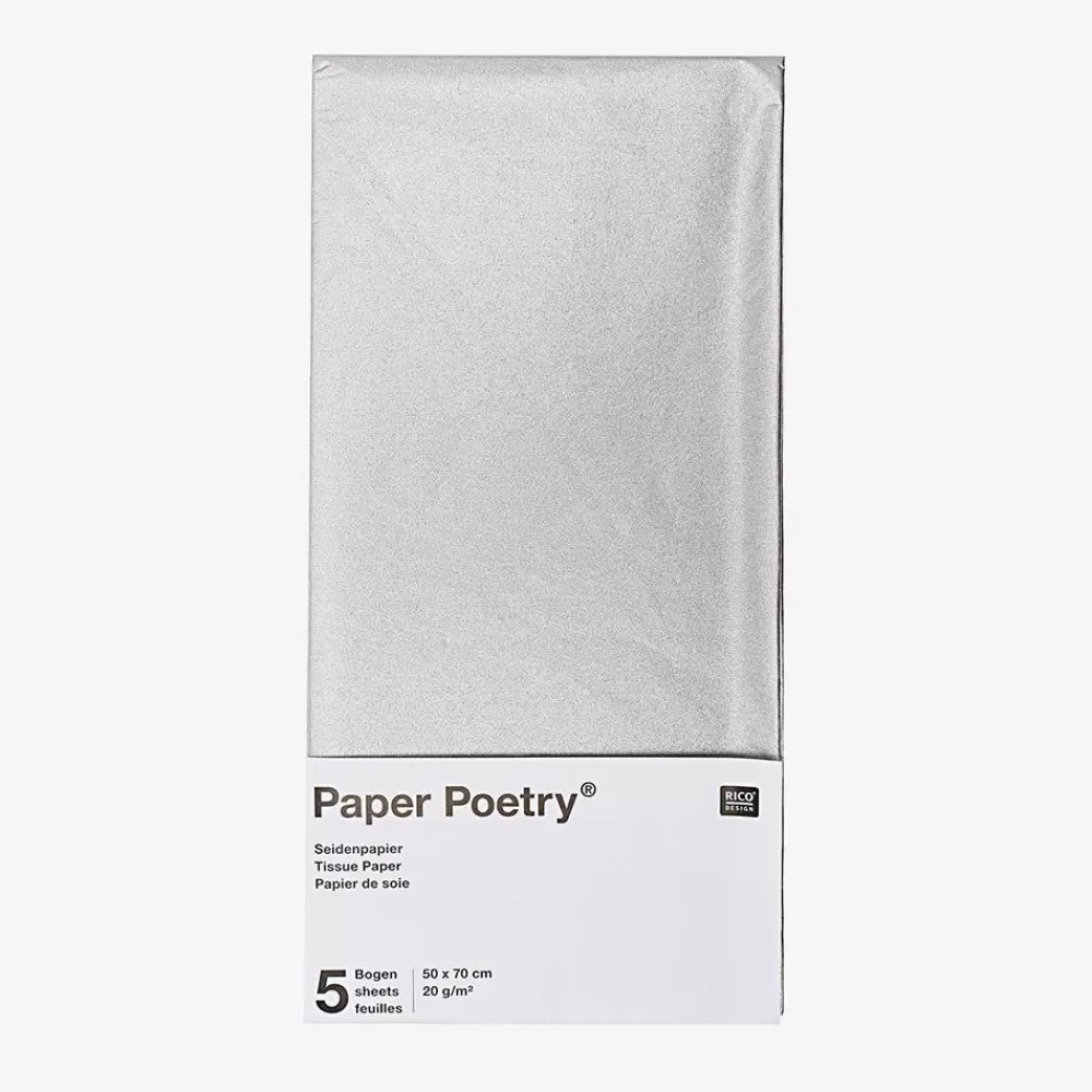 Shop Silver Tissue Paper Gift Wrap