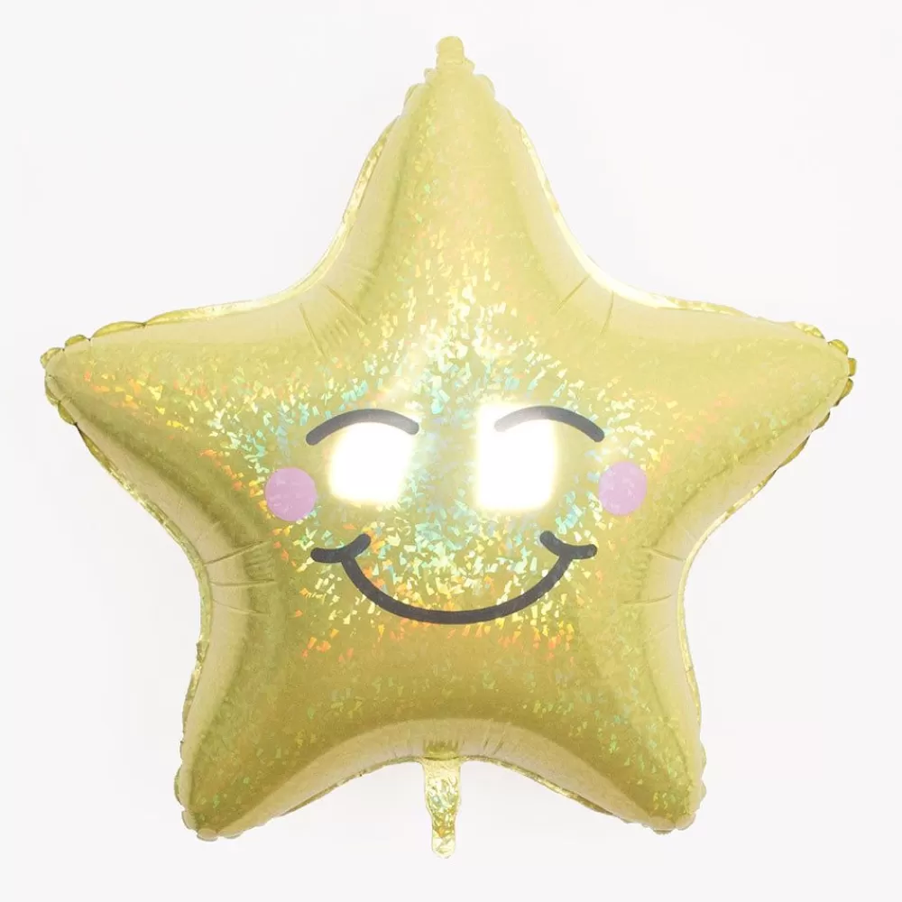 Fashion Smiling Star Balloon Shaped Helium Balloons