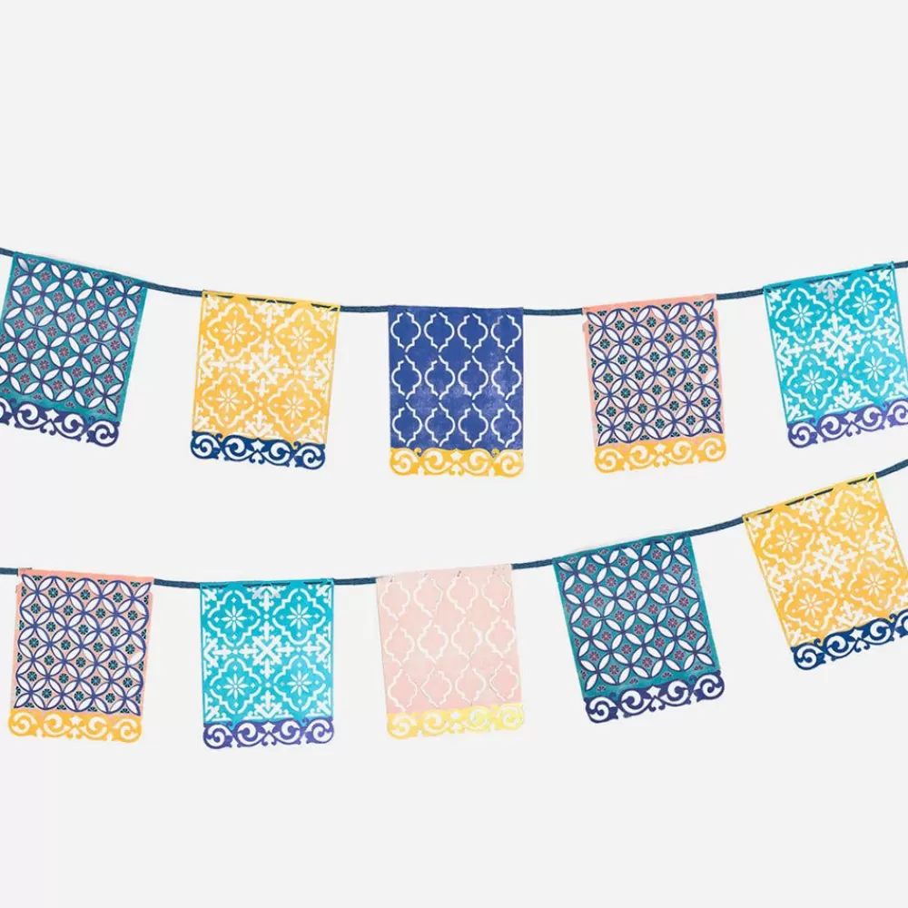 Clearance Souk Blue Garland Garlands