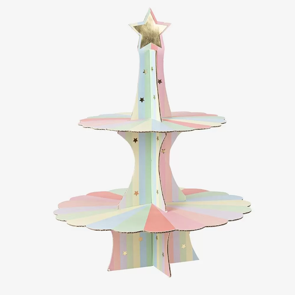 Discount Star Pastel Cake Stand Dishes & Centerpieces