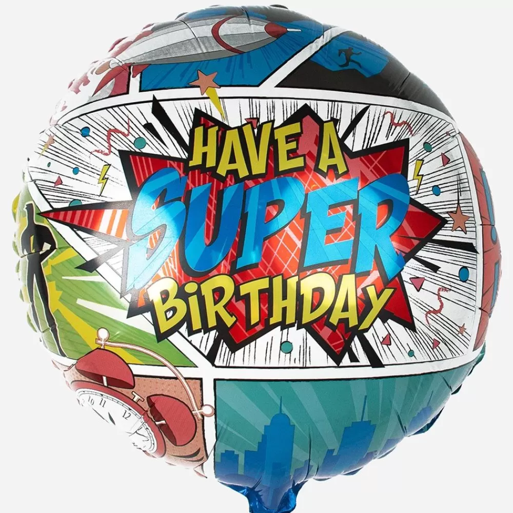 Flash Sale Super Birthday Superhero Balloon Shaped Helium Balloons