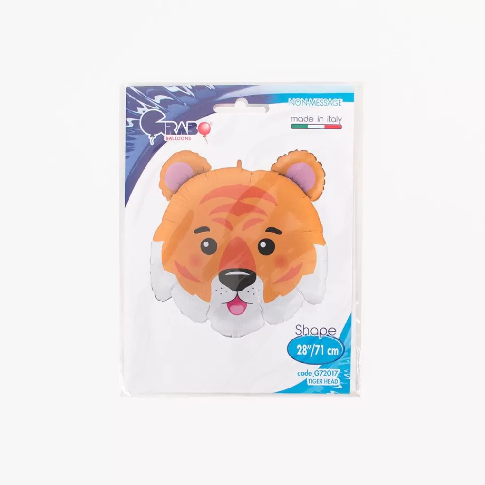 Outlet Tiger Head Balloon Shaped Helium Balloons