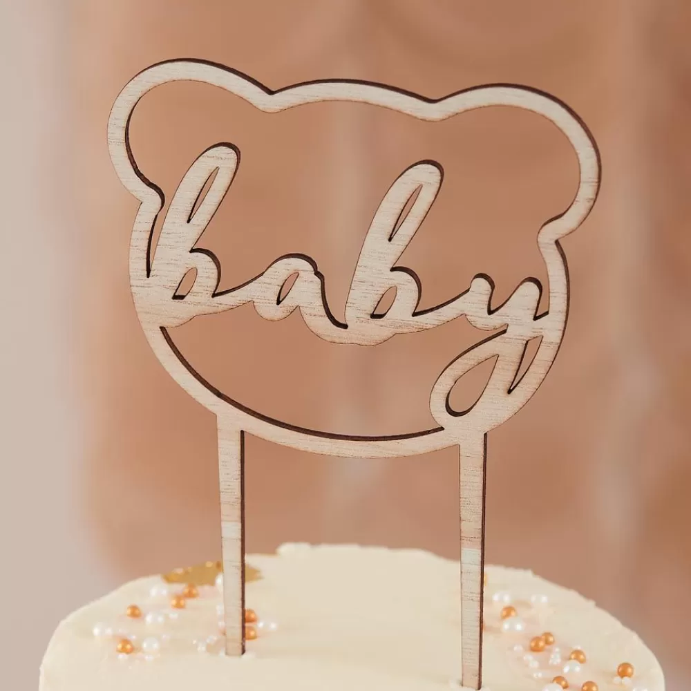 Cheap Topper Baby Bear Cake Toppers