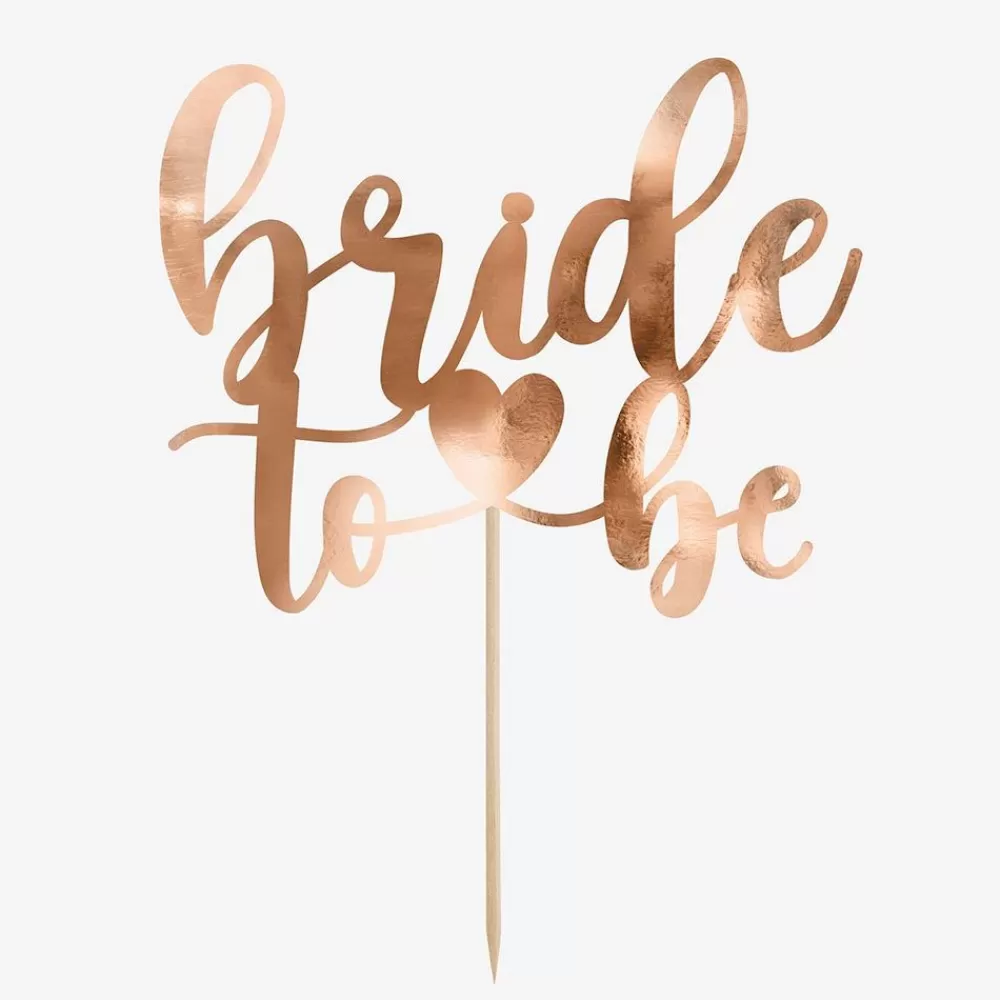 Online Topper Bride To Be Rose Gold Cake Toppers