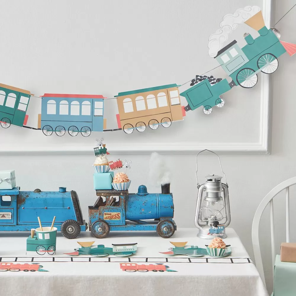 Flash Sale Train Cupcakes And Toppers Kit Cake Toppers