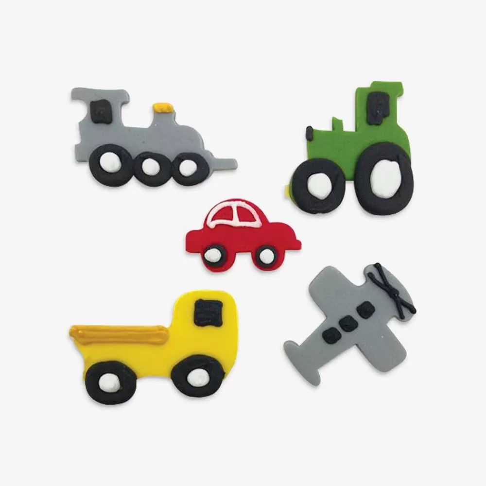 Flash Sale Vehicle Sugar Toppers Edible Decoration