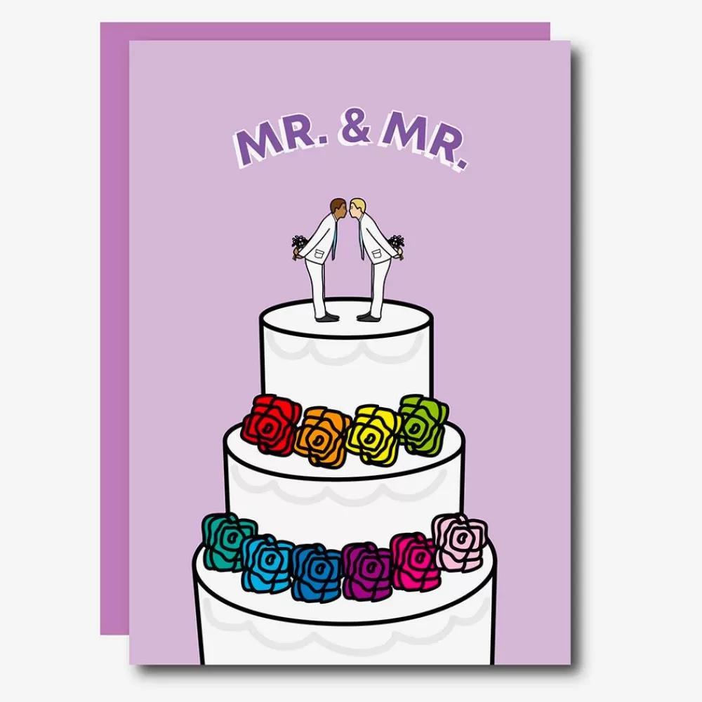 Shop Wedding Greeting Card Mr. & Mr. Greeting Cards