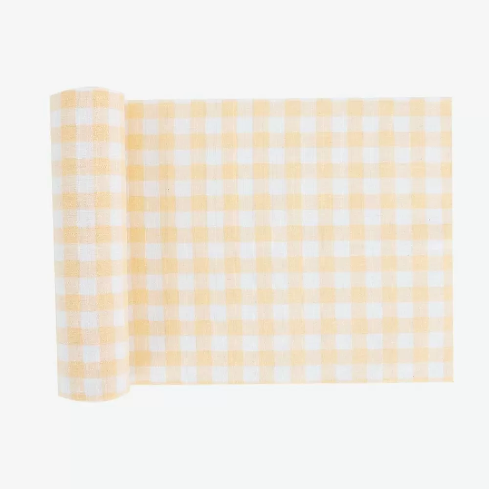 Best White And Yellow Linen Table Runner Tablecloths & Table Runners