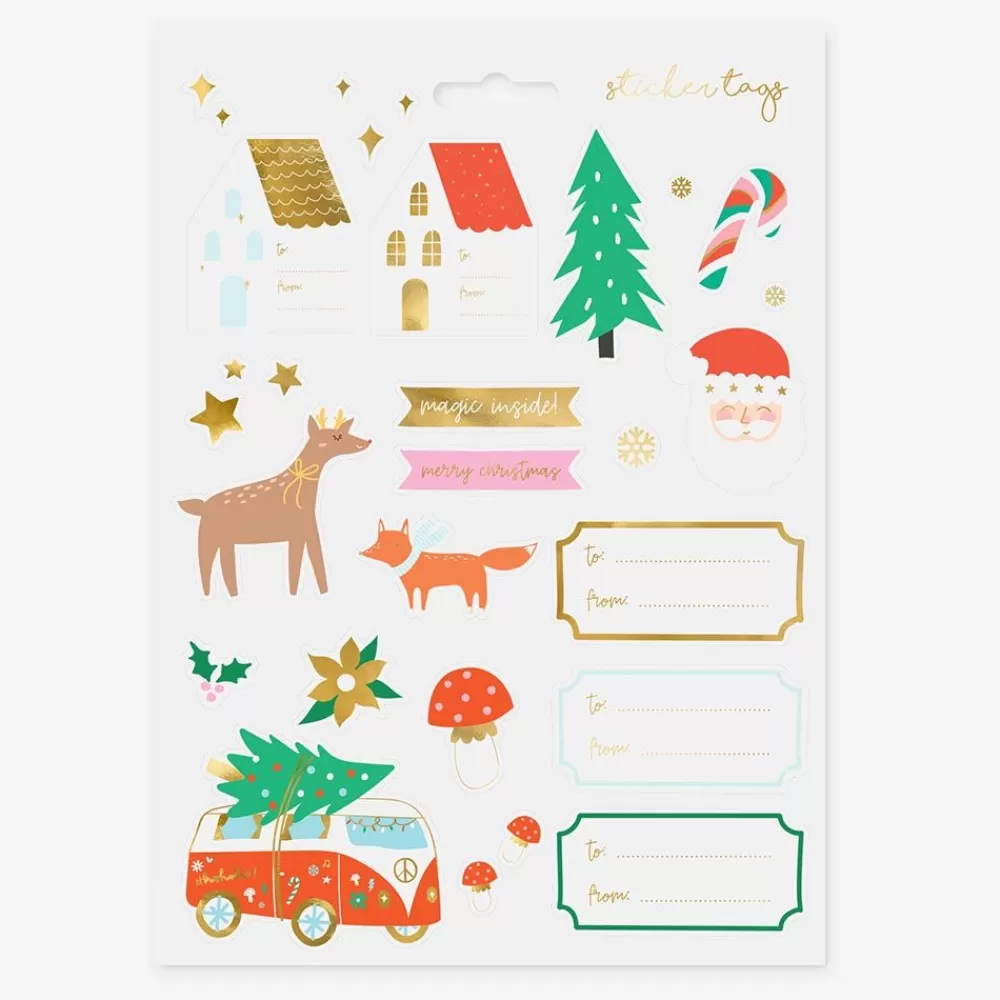 Cheap Winter Forest Christmas Stickers Stickers And Stickers