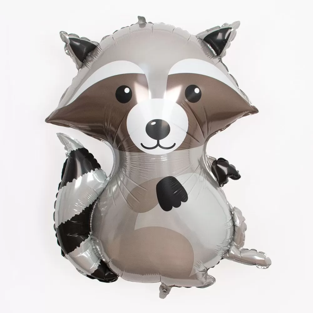 Clearance Wood Raccoon Balloon Shaped Helium Balloons