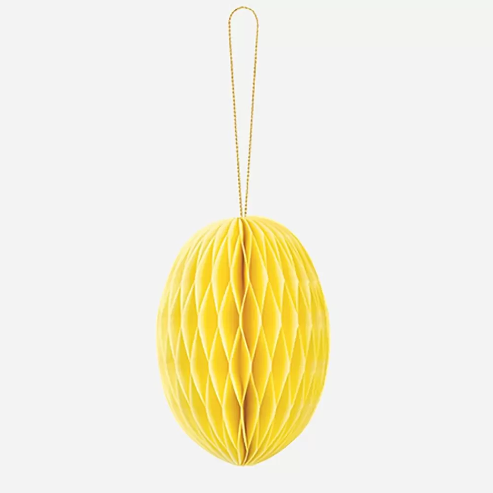 Sale Yellow Honeycomb Egg Paper Lanterns & Suspensions