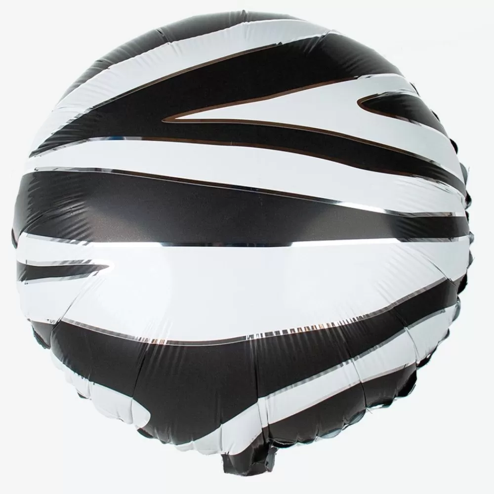 Hot Zebra Round Balloon Shaped Helium Balloons